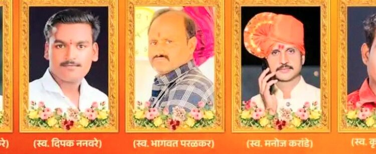 गढी जवळ अपघात – शहरात हुंदका आणि आक्रोश -सहा तरूणांचा जीव गेला , गेवराई तालुक्यावर शोककळा