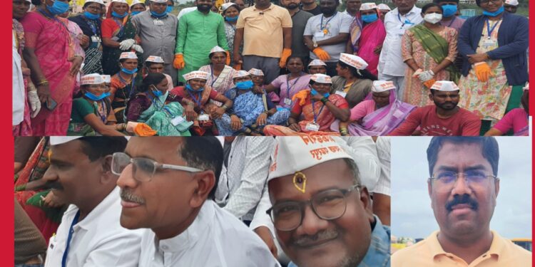 पंढरपुरात स्वच्छतेचा जागर समाजाचा सहभाग पंढरपूरच्या प्रशासनाला उर्जा देतो – मुख्याधिकारी महेश रोकडे यांनी केले युवा चेतना फाऊंडेशनचे कौतुक