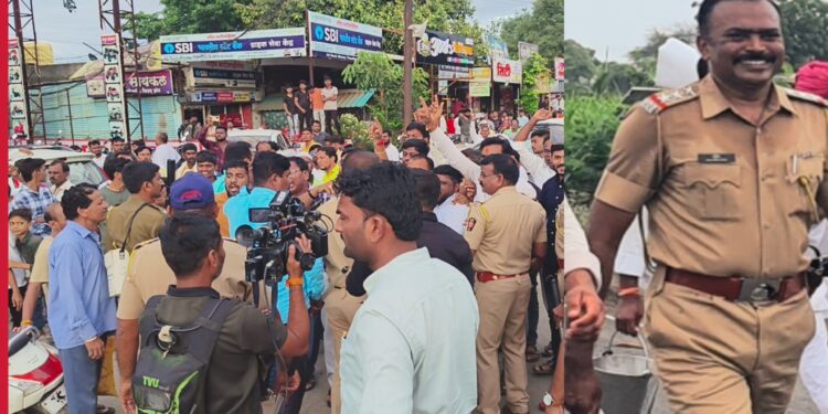 दगडफेक प्रकरण -पोलीसांनी आक्रमक भूमिका घेतल्याने मोठा अनर्थ ठळला,  14 जणांविरुद्ध गुन्हा दाखल