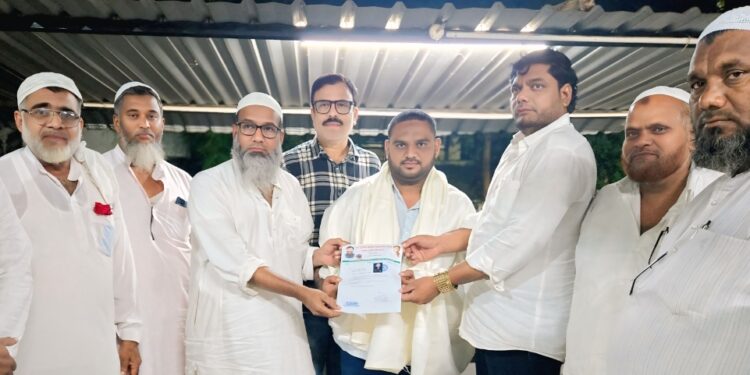 खाटीक समाज सेवा संस्थेच्या बीड जिल्हाध्यक्ष पदी मुश्ताक कुरैशी यांची निवड