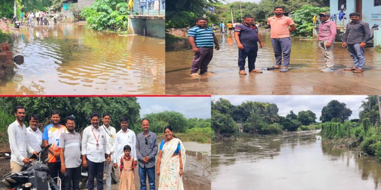 गेवराई शहराला पाण्याचा वेढा, पून्हा मुसळधार पाऊस – राष्ट्रीय महामार्गावर पाणी, अनेक गावांचा संपर्क तुटला , गेवराई-शेवगाव राज्य रस्ता बंद, प्रशासन सतर्क- तहसीलदार संदीप खोमणे